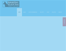 Tablet Screenshot of banishtheblackdog.org.au